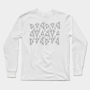 Patterned Flowers Long Sleeve T-Shirt